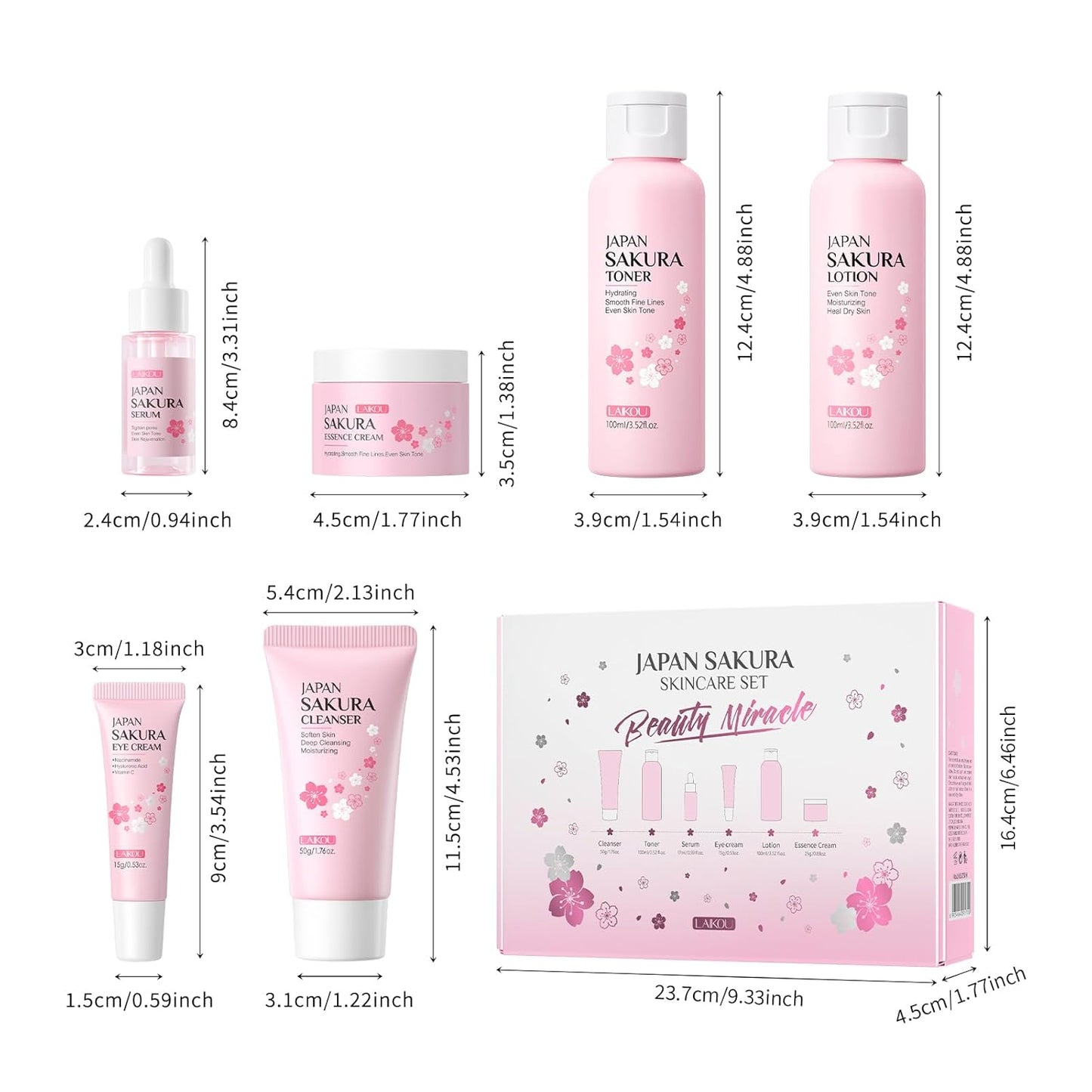 Sakura Asian Glow Skin Set